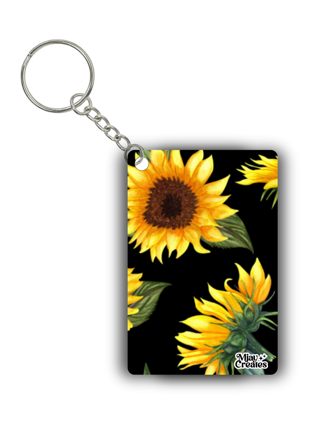 Sunflower keychain