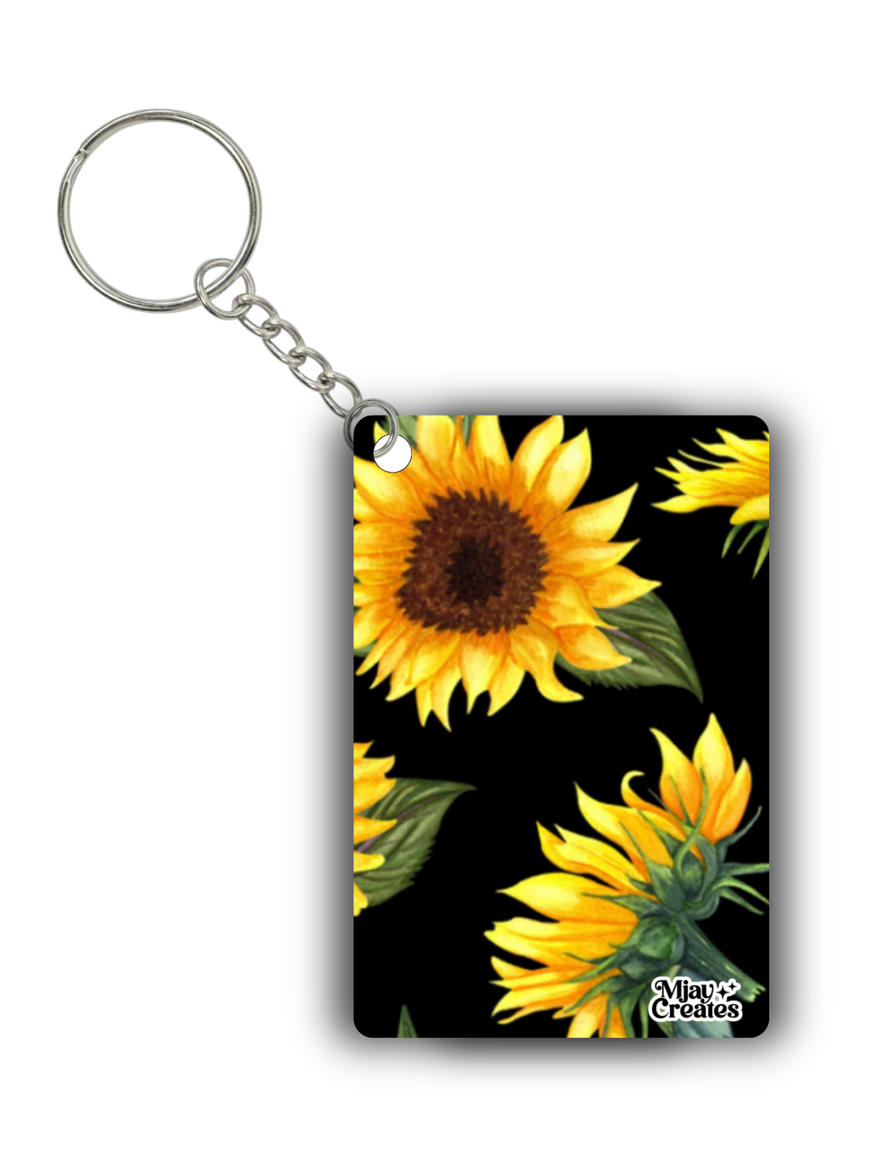 Sunflower keychain