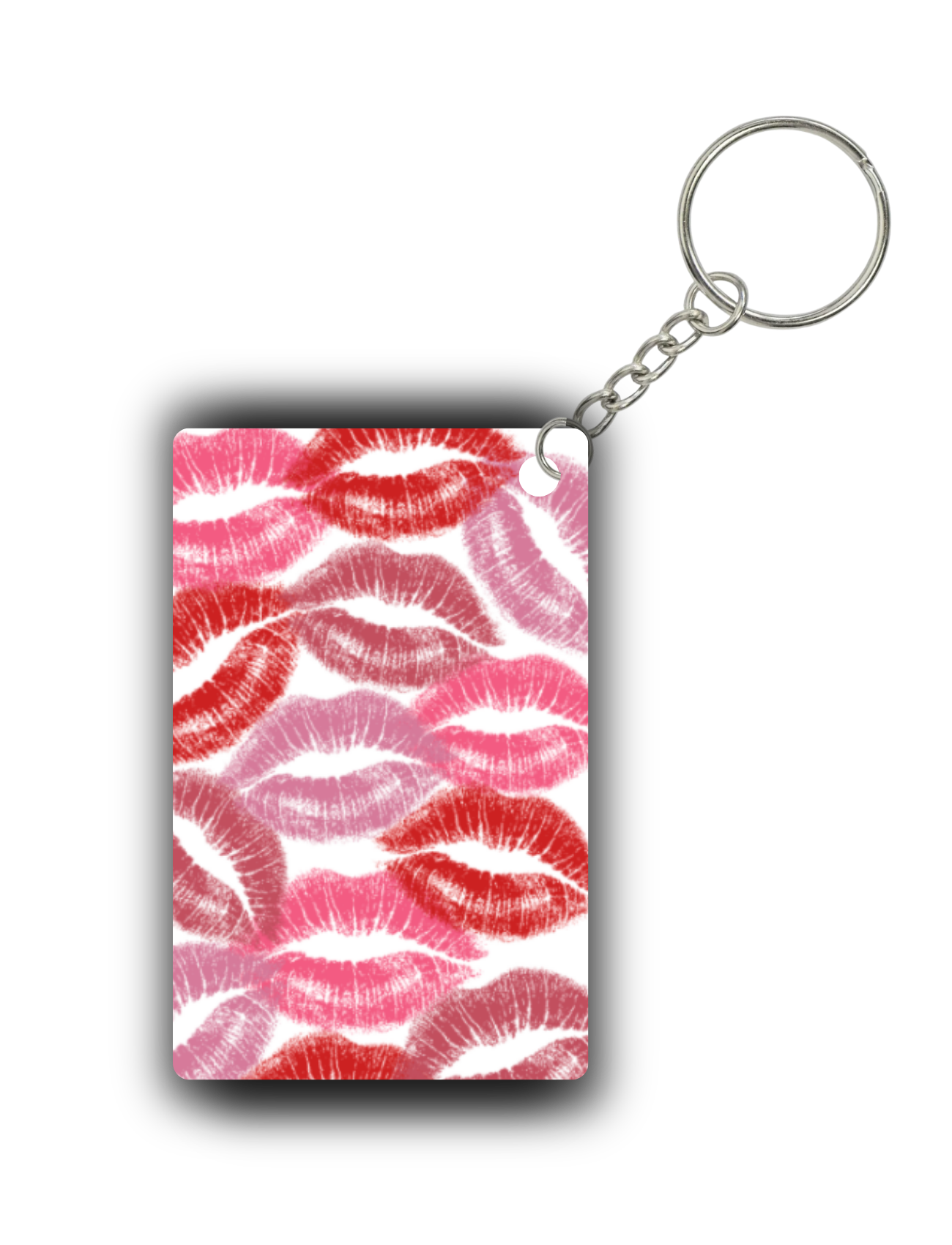 Lipstick Kisses Keychain