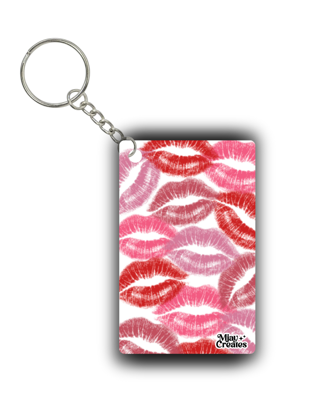 Lipstick Kisses Keychain