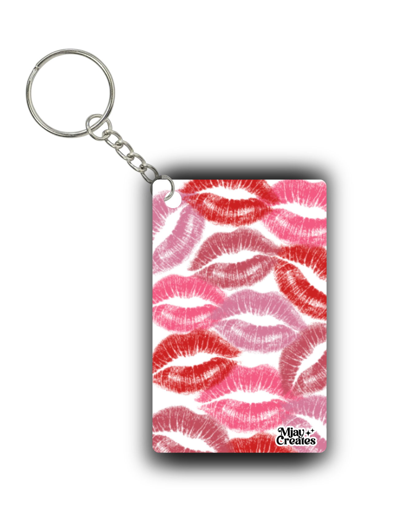 Lipstick Kisses Keychain