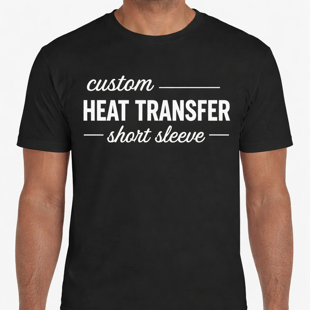 Custom Heat Transfer Short Sleeve Shirt